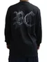 Camiseta Masculina Plano C Smoke Manga Longa Estampada - Preto