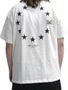 Camiseta Masculina Plano C Stars Manga Curta Estampada - Off White