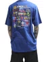 Camiseta Masculina Plano C Stickerbomb Manga Curta Estampada - Azul 