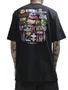 Camiseta Masculina Plano C Stickerbomb Manga Curta Estampada - Preto