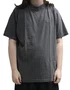 Camiseta Masculina Plano C Stone Wash Manga Curta Estampada - Grafite