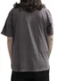 Camiseta Masculina Plano C Stone Wash Manga Curta Estampada - Marrom