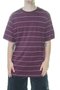 Camiseta Masculina Plano C Stripes Manga Curta Estampada - Bordo