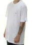 Camiseta Masculina Quiksilver Embroidery Manga Curta - Branco