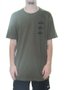 Camiseta Masculina Quiksilver G Land Type Manga Curta Estampada - Verde Militar