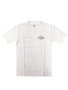 Camiseta Masculina Quiksilver Logo Lockup Manga Curta Estampada - Branco