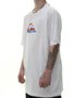 Camiseta Masculina Quiksilver M/C HI Logo Manga Curta Estampada - Branco