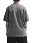 Camiseta Masculina Respect Bandana Ninja DTF Oversized Manga Curta Estampada - Chumbo