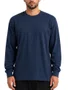 Camiseta Masculina Ric Curl Classic Surf Manga Longa Estampada - Marinho