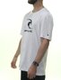 Camiseta Masculina Rip Curl Big Icom Manga Curta Estampada - Branco