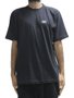 Camiseta Masculina Rip Curl Brand Label Manga Curta Estampada - Preto