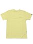 Camiseta Masculina Rip Curl Brand Logo Manga Curta Estampada - Amarelo