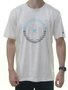 Camiseta Masculina Rip Curl Circular Tee Manga Curta Estampada - Off White