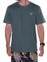 Camiseta Masculina Rip Curl Fade Out Essential Tee Muted Manga Curta - Verde Musgo