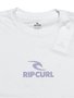 Camiseta Masculina Rip Curl Icon Manga Curta Estampada - Branco