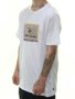 Camiseta Masculina Rip Curl Icon Trash Manga Curta Estampada - Branco