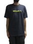 Camiseta Masculina Rip Curl New Icon Manga Curta Estampada - Preto