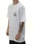 Camiseta Masculina Rip Curl Psych Shred Tee Manga Curta Estampada - Branco