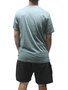 Camiseta Masculina Rip Curl RC Brand Logo Manga Curta Estampada - Verde Agua