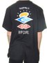 Camiseta Masculina Rip Curl Search Essential Tee Manga Curta Estampada - Preto