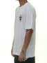 Camiseta Masculina Rip Curl Searcher Logo Manga Curta Estampada - Branco