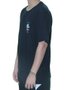 Camiseta Masculina Rip Curl Searcher Logo Manga Curta Estampada - Preto
