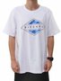 Camiseta Masculina Rip Curl Sender 10M Tee Manga Curta Estampada - Branco
