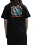 Camiseta Masculina Rip Curl Shred Til Manga Curta Estampada - Preto