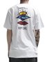 Camiseta Masculina Rip Curl The Search Manga Curta Estampada - Branco
