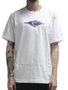 Camiseta Masculina Rip Curl Torched Diamond Manga Curta Estampada - Branco