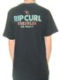 Camiseta Masculina Rip Curl Wsl Finals Line Up Manga Curta Estampada - Preto