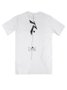 Camiseta Masculina Roxy Short Dmin Manga Curta Estampada - Branco