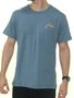Camiseta Masculina Rusty Aerial Manga Curta Estampada - Azul