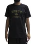 Camiseta Masculina Rusty Collegiate Manga Curta Estampada - Preto