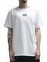 Camiseta Masculina Rusty Color Box Manga Curta Estampada - Branco