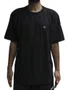 Camiseta Masculina Rusty Essential Manga Curta Estampada - Preto