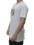 Camiseta Masculina Rusty Peaceful Manga Curta Estampada - Branco