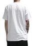 Camiseta Masculina Rusty Rude Manga Curta Estampada - Branco