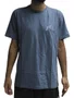 Camiseta Masculina Rusty Seaweed Manga Curta Estampada - Azul