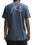 Camiseta Masculina Rusty Seaweed Manga Curta Estampada - Azul