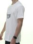 Camiseta Masculina Rusty Shappire Manga Curta Estampada - Branco