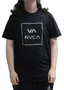 Camiseta Masculina Rvca All The Way Manga Curta Estampada - Preto