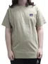 Camiseta Masculina Rvca Anp Label Manga Curta Estampada - Areia
