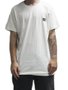 Camiseta Masculina RVCA ANP Label Manga Curta Estampada - Off White
