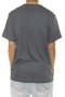 Camiseta Masculina RVCA Big Manga Curta - Cinza Mescla Escuro 