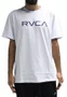 Camiseta Masculina Rvca Big Manga Curta Estampada - Branco