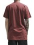 Camiseta Masculina RVCA Big Manga Curta Estampada - Vinho