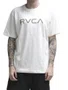 Camiseta Masculina Rvca Big Rcva Manga Curta Estampada - Off White
