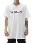 Camiseta Masculina RVCA Big RVCA M/C Manga Curta Estampada - Branco