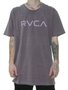 Camiseta Masculina RVCA Big RVCA M/C Manga Curta Estampada - Lilas